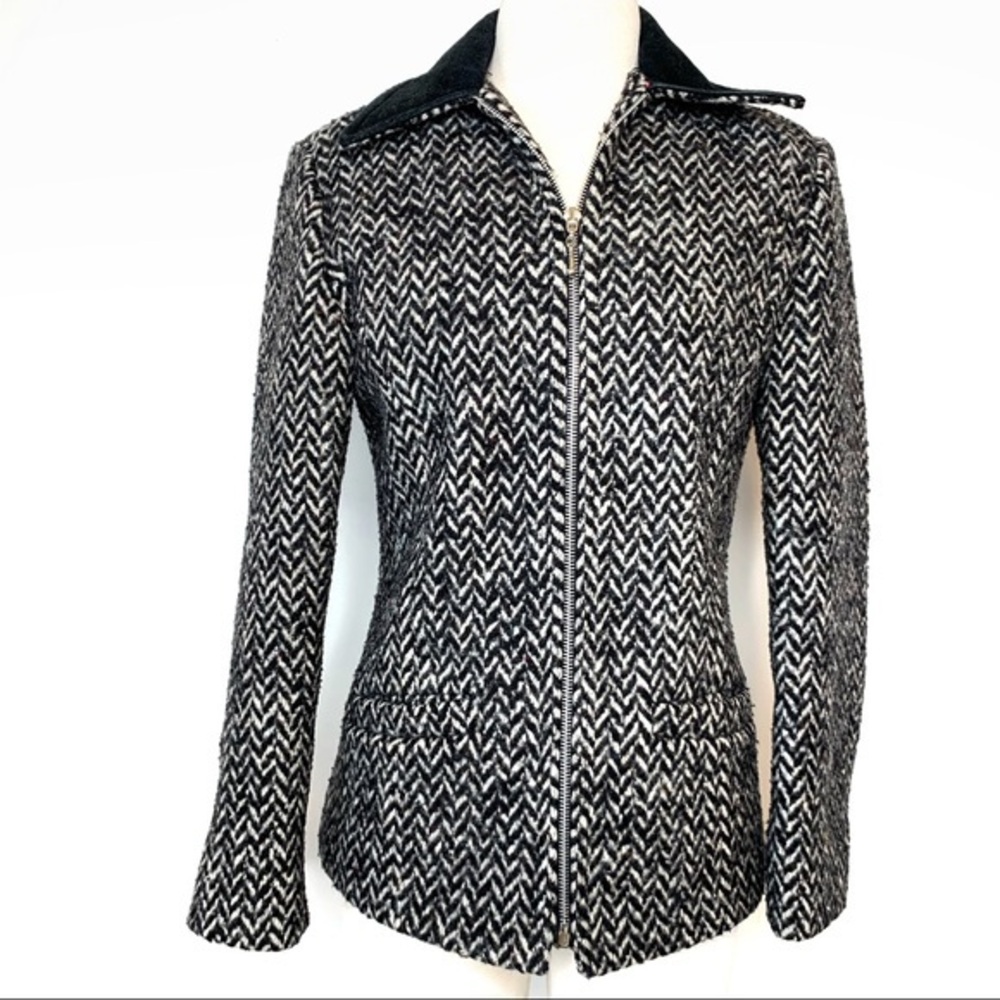Vintage Jofeld Womans lined wool full zip coat